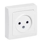 Legrand - Prise de courant sans terre Appareillage Saillie bornes vis - brochable - blanc