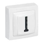 Legrand - Prise téléphone - Les Apparents - 8 contacts en T - Complet Blanc