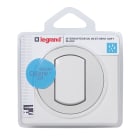 Legrand - Interrupteur ou va-et-vient avec plaque Céliane Soft étanche 10A - blanc
