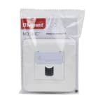 Legrand - Prise RJ45 multimédia Mosaic catégorie 6 FTP avec plaque