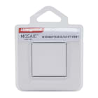 Legrand - Interrupteur ou va-et-vient Mosaic 10A à griffes blanc complet avec plaque