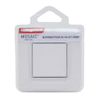 Legrand - Interrupteur ou va-et-vient Mosaic 10A à griffes blanc complet avec plaque