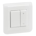 Legrand - Variateur toutes charges Mosaic 2 fils blanc complet avec plaque