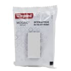 Legrand - Interrupteur ou va-et-vient Mosaic Easy-Led 10A 1 module - blanc