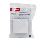 Legrand - Interrupteur ou va-et-vient lumineux voyant Mosaic Easy-Led 10A 2 modules -blanc