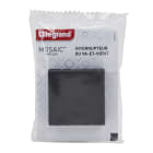 Legrand - Interrupteur ou va-et-vient Mosaic Easy-Led 10A 2 modules - noir mat