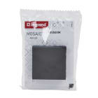 Legrand - Poussoir Mosaic Easy-Led 6A 2 modules - noir mat