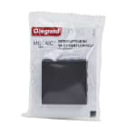 Legrand - Interrupteur ou va-et-vient lumineux voyant Mosaic Easy-Led 10A 2 modules - noir