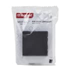Legrand - Poussoir lumineux avec voyant Mosaic Easy-Led 6A 2 modules - noir mat