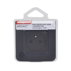 Legrand - Prise de courant Surface Mosaic avec chargeur Type-C 2 modules - noir mat