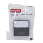 Legrand - Prise RJ45 multimédia Mosaic catégorie6 F/UTP 2 modules - noir mat