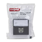 Legrand - Prise RJ45 multimédia Mosaic catégorie6 STP 2 modules - noir mat