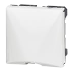 Legrand - Sortie de câble Mosaic avec serre-câble 2 modules - blanc