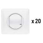 Legrand - Lot de 20 interrupteurs connectés Céliane with Netatmo
