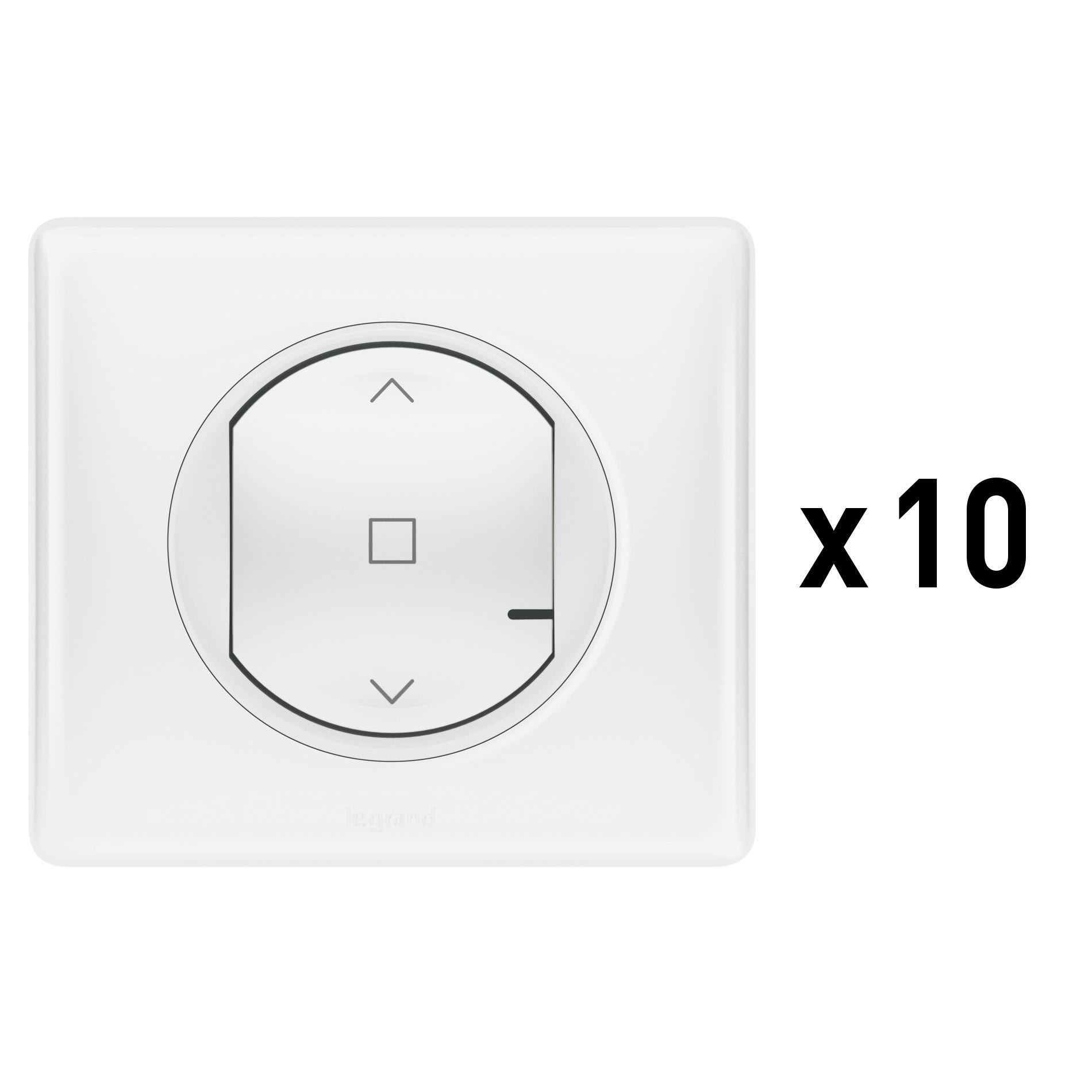 Legrand - Interrupteur connecté pour volet roulant Céliane with Netatmo - blanc