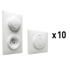 Legrand - Pack de démarrage dooxie with Netatmo pour une installation connectée - blanc