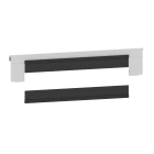 Legrand - Panneau avec balais pour coffret métal 36 modules - XL3 HP 160