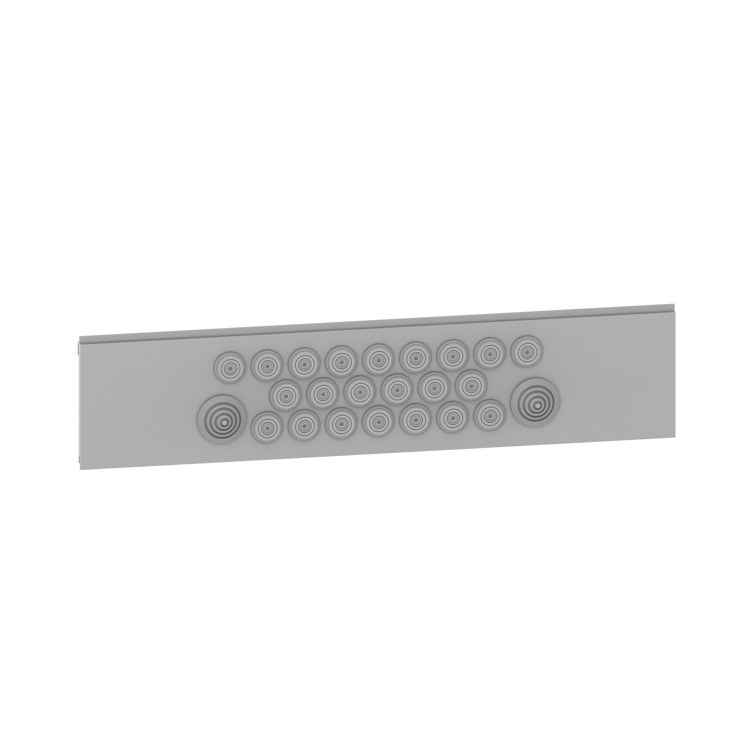 Legrand - Plaque entrée de câbles à embouts pour coffret saillie 24 modules - XL3 HP 160