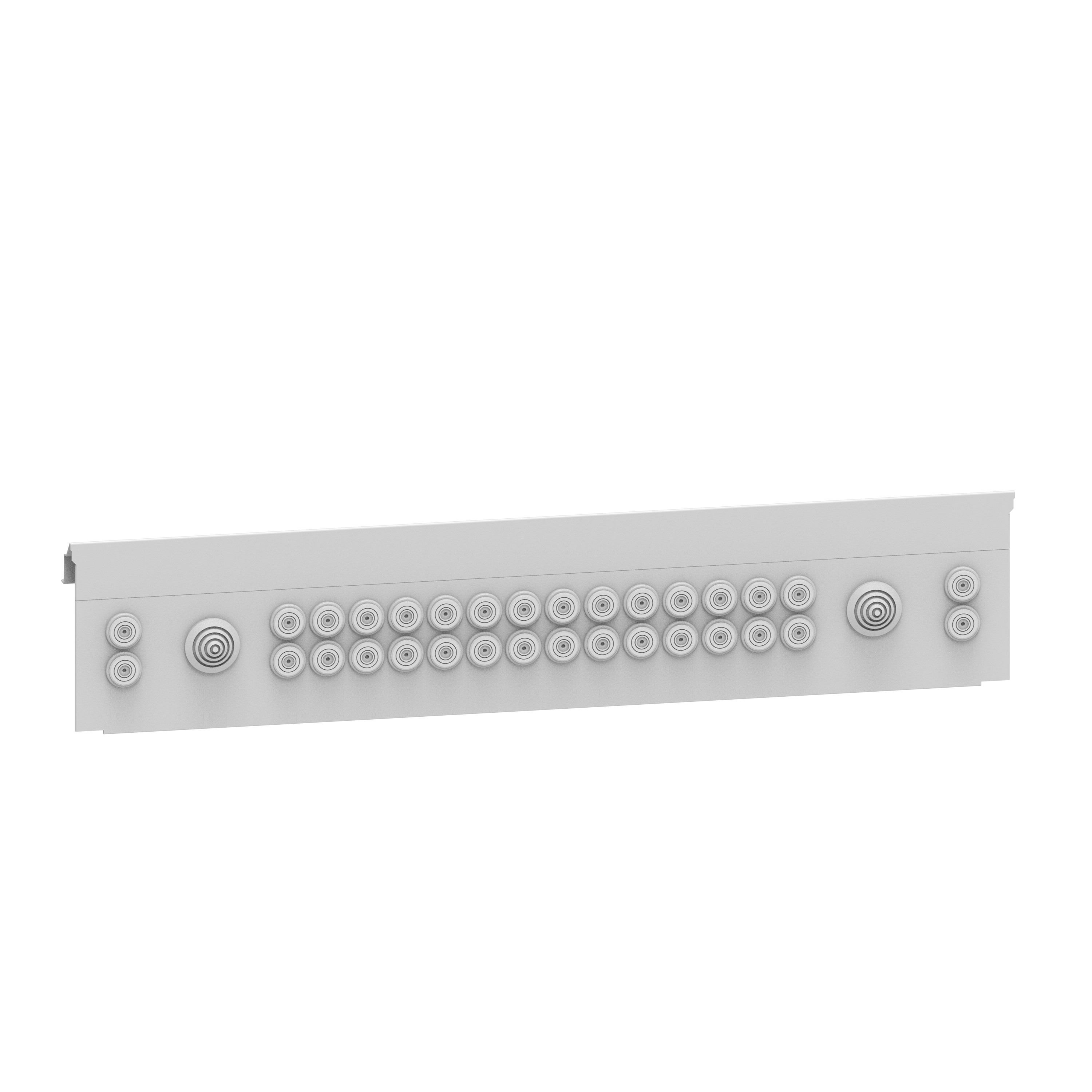 Legrand - Panneau avec embouts pour coffret métal 36 modules - XL3 HP 160