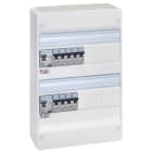 Legrand - Coffret précâblé Drivia 2 rangées : 2 inter diff 63A et 40A + 9 disjoncteurs