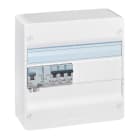 Legrand - Coffret précâblé Drivia 1 rangée : 1 inter diff 63A + 3 disjoncteurs -avec porte