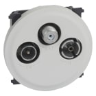 Legrand - Prise TV R SAT Céliane avec enjoliveur blanc