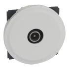 Legrand - Prise TV simple mâle Céliane avec enjoliveur blanc