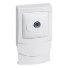 Legrand - Cadre saillie 1 poste avec prise télévision pour moulure 12,5mm