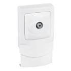 Legrand - Cadre saillie 1 poste avec prise SAT pour moulure 12,5mm
