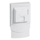Legrand - Cadre saillie 1 poste avec prise RJ45 pour moulure 12,5mm