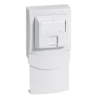 Legrand - Cadre saillie 1 poste avec prise RJ45 pour moulure 16mm