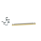 Legrand - Barreau de terre laiton XL3HP 630 - 12 modules