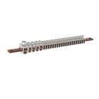 Legrand - Barre cuivre plate XL3HP 630 - 12x4mm avec étriers 12 modules