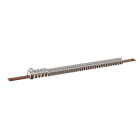 Legrand - Barre cuivre plate XL3HP 630 - 12x4mm avec étriers 24 modules