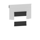 Legrand - Panneau à balais métal 12 modules XL3HP 630