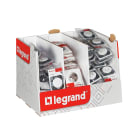 Legrand - Mini box dooxie 30 interrupteurs et 60 prises 2P+T avec plaque - blanc