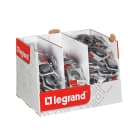 Legrand - Mini box dooxie 30 interrupteurs et 60 prises 2P+T avec plaque - alu