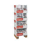 Legrand - Box standard dooxie 60 interrupteurs et 120 prises et plaques - blanc et alu