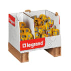 Legrand - Mini box boite d'encastrement Ecobatibox 100x1 poste et 20x2 postes