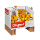 Legrand - Mini box boite d'encastrement Batibox cloisons seches 100x1 poste et 20x2 postes