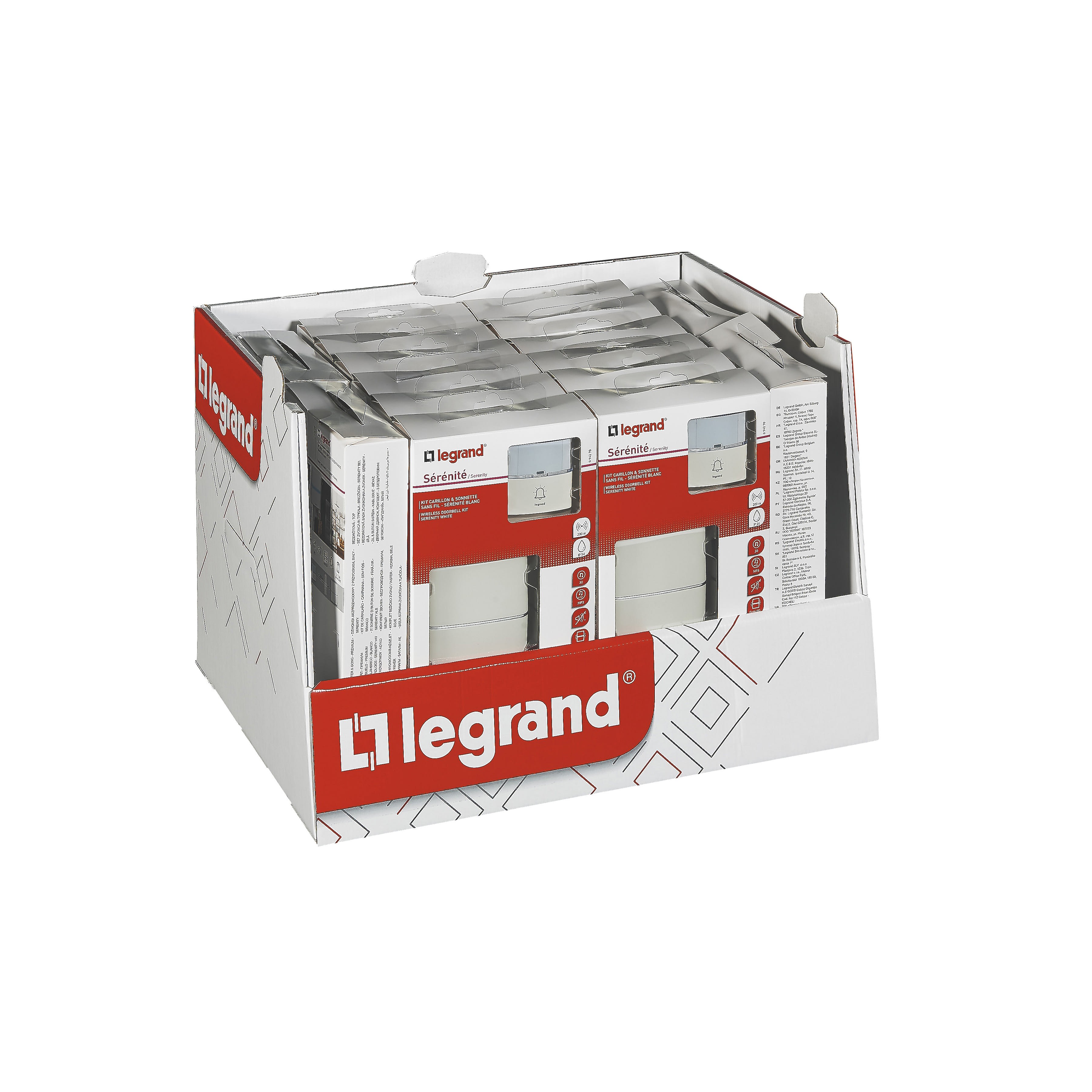 Legrand - Mini box - carillon radio Serenite - blanc