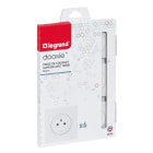 Legrand - Lot de 6 prises de courant 2P+T Surface dooxie complet - blanc