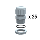 Legrand - Presse-étoupes plastique IP68 ISO16 RAL7001 - unité par quantité 25