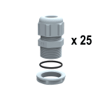 Legrand - Presse-étoupes plastique IP68 PG11 RAL7001 - unité par quantité 25