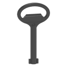 Legrand - Clé double barre pour empreinte métal double barre - XL3HP 6300