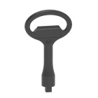 Legrand - Clé mâle carrée 8mm pour empreinte métal - XL3HP 6300