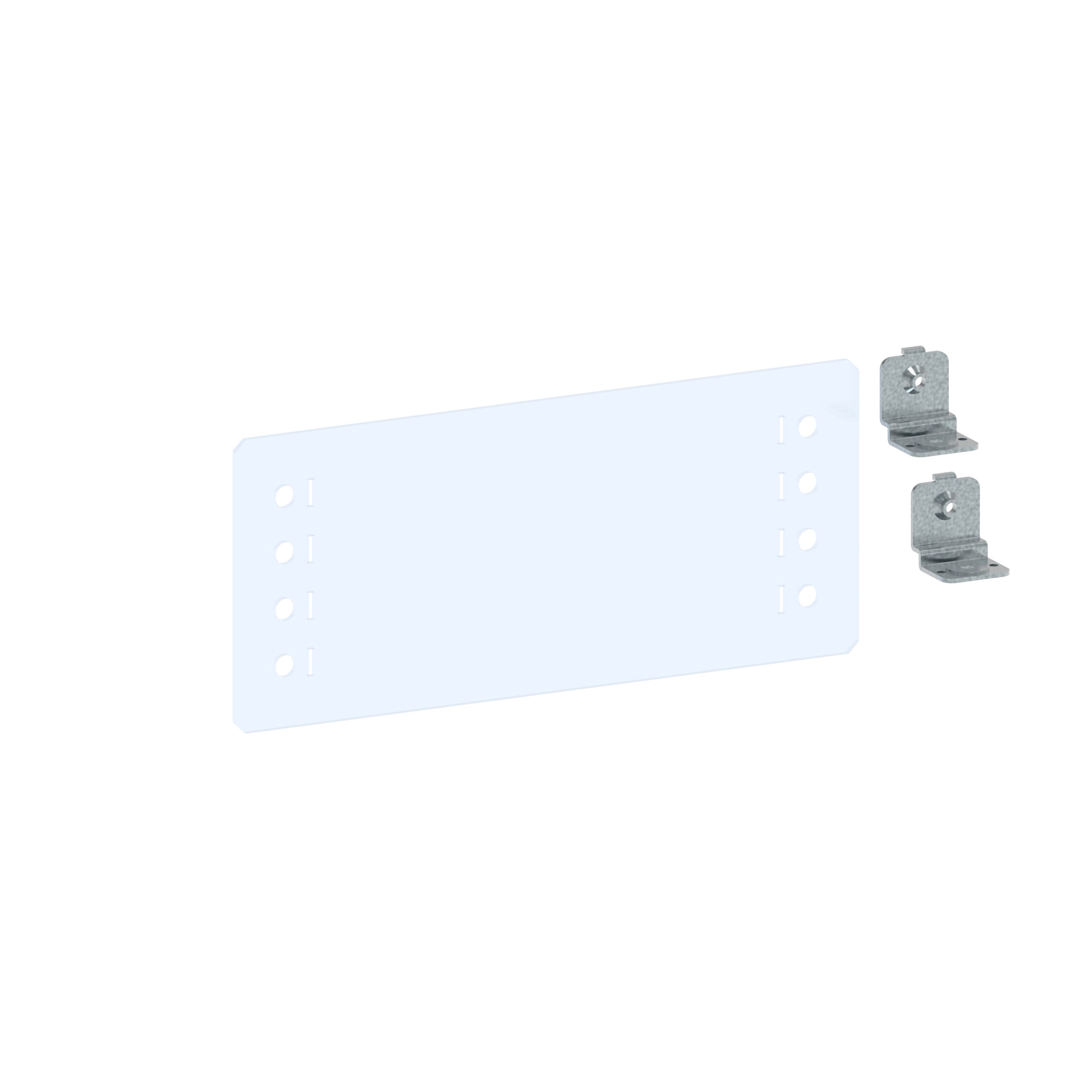 Legrand - Cloison de séparation verticale transparente hauteur 150mm L 400mm XL3HP 6300