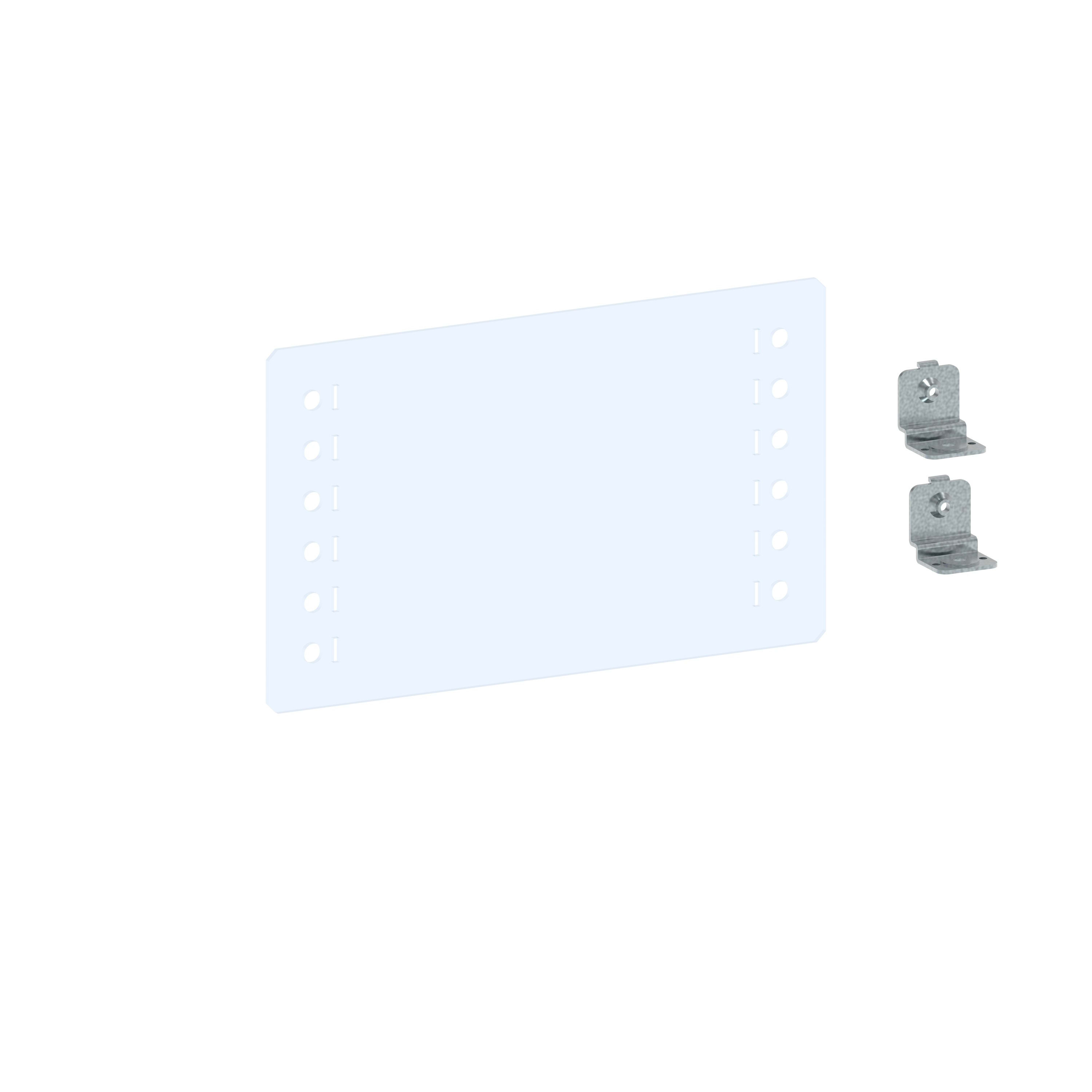 Legrand - Cloison de séparation verticale transparente hauteur 200mm L 400mm XL3HP 6300