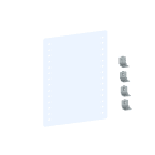 Legrand - Cloison de séparation verticale transparente hauteur 400mm L 400mm XL3HP 6300