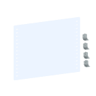 Legrand - Cloison de séparation verticale transparente hauteur 400mm L 600mm XL3HP 6300